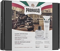 Set - Proraso White Line (sh/cr/150ml + ash/balm/100ml) — photo N3