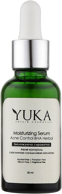 Moisturizing Acne-Control Serum with Vegetable Salicylic Acid - Yuka Moisturizind Serum — photo N2