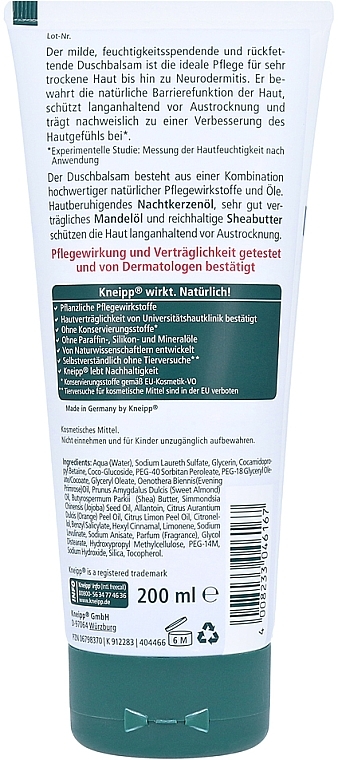 Shower Gel - Kneipp Evening Primrose Body Wash — photo N2