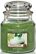 Scented Candle "Vanilla and Lime" - Yankee Candle Vanilla Lime — photo N3