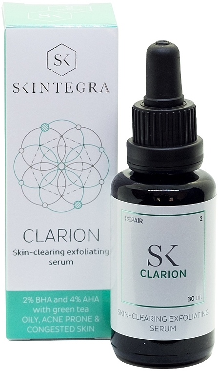 Exfoliating Night Face Serum - Skintegra Clarion Skin-Clearing Exfoliating Serum — photo N1