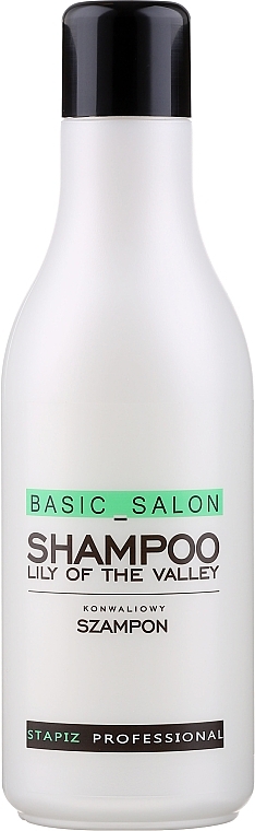 Hair Shampoo "Lily of the Valley" - Stapiz Basic Salon Shampoo Lily Of The Valley — photo N1