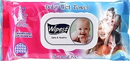 Fragrances, Perfumes, Cosmetics Baby Wet Wipes 'Sensitive', 72 pcs. - Wipest Safe & Healthy Wet Towel