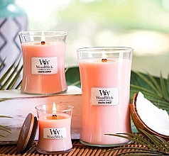 Scented Candle in Glass - WoodWick Hourglass Candle Coastal Sunset — photo N4