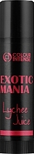 Fragrances, Perfumes, Cosmetics Exotic Mania Lip Balm with Lychee Scent - Colour Intense Lip Balm