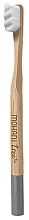 Bamboo Toothbrush, grey - Mohani Bamboo Nano Toothbrush Gray — photo N2