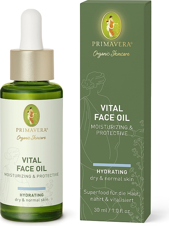 Face Oil - Primavera Moisturizing & Protective Vital Face Oil — photo N1