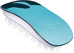 Fragrances, Perfumes, Cosmetics Hair Brush - Ikoo Home Turquoise White Brush