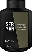 Fragrances, Perfumes, Cosmetics Volume Shampoo for Thin Hair - Sebastian Professional Seb Man The Boss Thickening Shampoo
