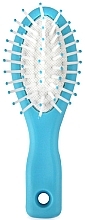 Fragrances, Perfumes, Cosmetics Mini Hair Brush, blue - Donegal