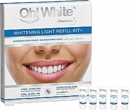 Fragrances, Perfumes, Cosmetics Whitening Toothbrush Set 5 pcs - Oh! White Whitening Light Refill Kit