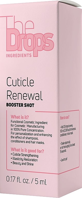 Hair Ends Repair Complex - Pharma Group Laboratories The Drops Cuticle Renewal Booster Shot — photo N2