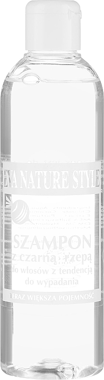 Black Turnip Extract Shampoo - Eva Natura Nature Style Shampoo With Black Turnip — photo N1