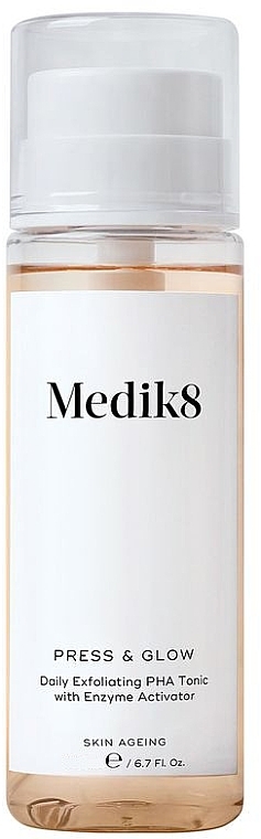 Face Tonic - Medik8 Press & Glow Daily Exfoliating PHA Tonic With Enzyme Activator — photo N1