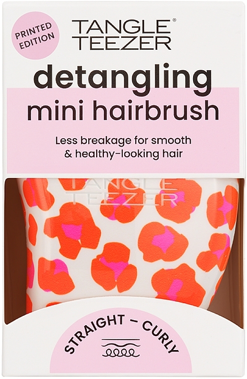 Hair brush - Tangle Teezer The Original Mini Leo Orange Multi — photo N5