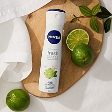 Body Deodorant Spray - Nivea Anti-Respirant Fresh Citrus Fresh Skin Feel Lime & Bergamot Orange Scent — photo N3