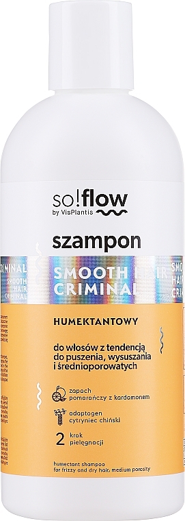Shampoo for Medium Porosity Hair - So!Flow by VisPlantis Medium Porosity Hair Humectant Shampoo — photo N2