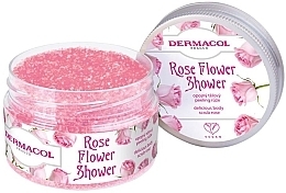 Fragrances, Perfumes, Cosmetics Rose Body Scrub - Dermacol Rose Flower Shower Delicious Body Scrub