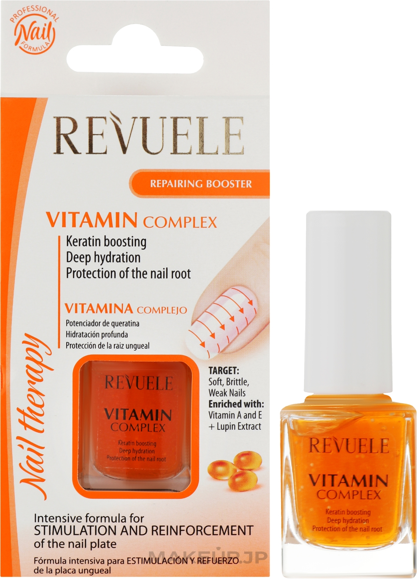 Nail Strengthener - Revuele Nail Therapy Vitamin Complex — photo 10 ml