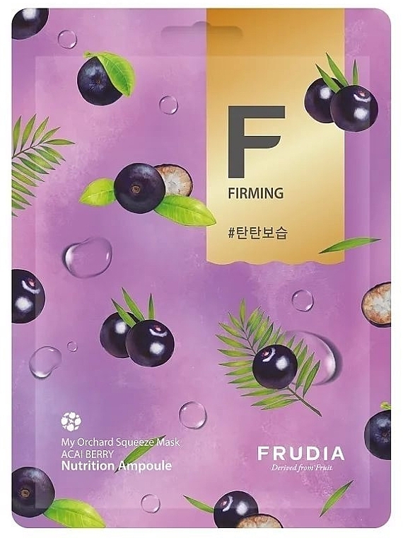 Acai Berry Sheet Mask - Frudia My Orchard Squeeze Mask Acai Berry — photo N1