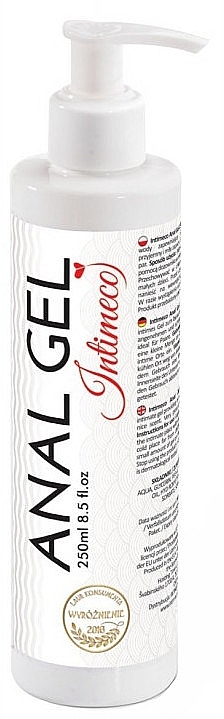 Moisturizing Water-Based Intimate Gel with Dispenser - Intimeco Anal Gel — photo N1