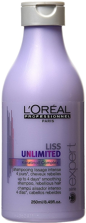 Smoothing Shampoo for Dry & Unruly Hair - L'Oreal Professionnel Liss Unlimited Shampoo — photo N1