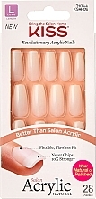 Fragrances, Perfumes, Cosmetics False Nail Set - Kiss Salon Acrylic Natural Nails Strong Enough