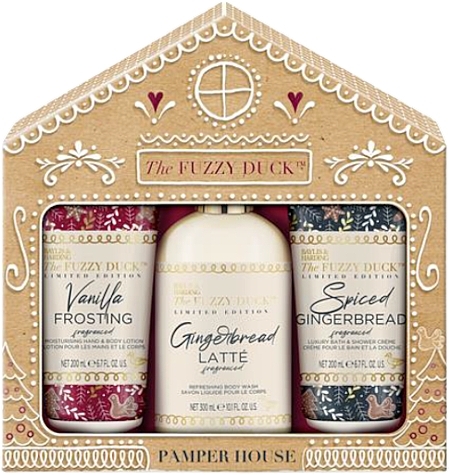 Set - Baylis & Harding The Fuzzy Duck Winter Wonderland Festival Luxury Body Care Gift Set (sh/gel/300 ml + lot/200 ml + sh/cr/200 ml) — photo N2