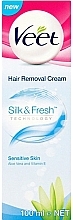 Depilatory Cream - Veet Silk & Fresh Hair Removal Cream — photo N4