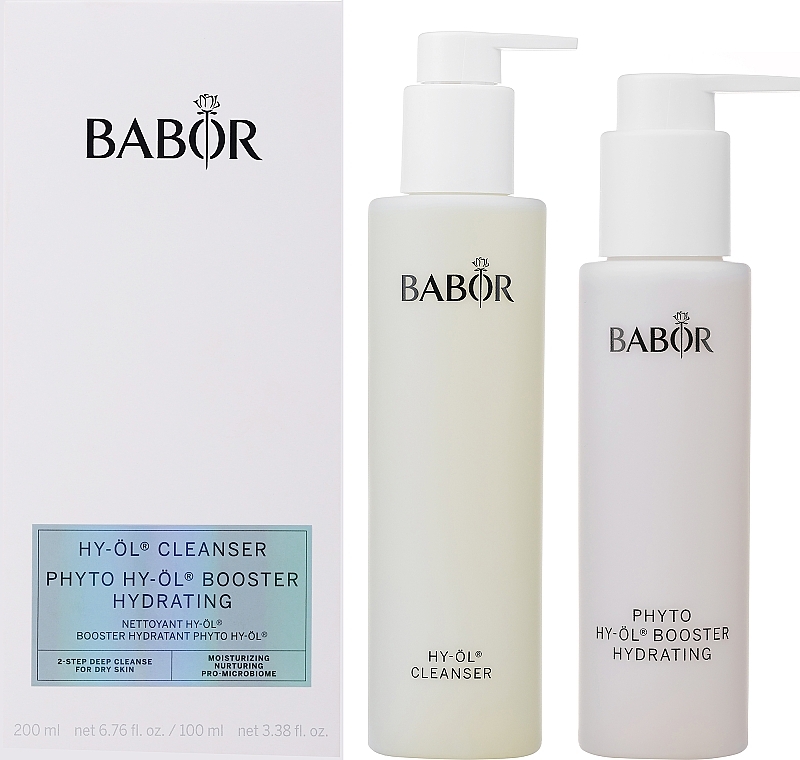 Bundle - Babor Cleansing HY-OL Phyto Booster Hydrating Set (booster/100ml + oil/200ml) — photo N1