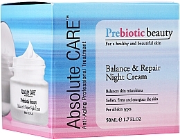 Balance & Repair Night Face Cream - Absolute Care Prebiotic Beauty Balance&Repair Night Cream — photo N1