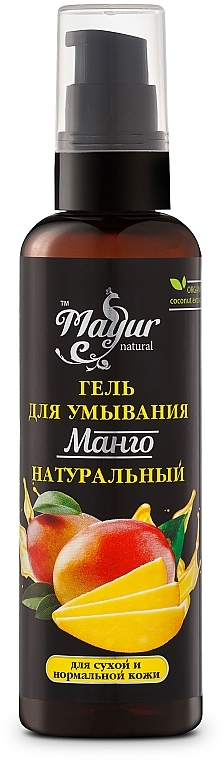 Natural Face Cleansing Gel "Mango" - Mayur — photo N1