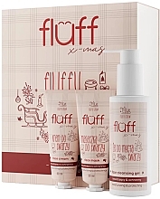 Fragrances, Perfumes, Cosmetics Set - Fluff X-mas Fluffy Snow Set (f/cr/30ml + f/gel/100ml + f/mask/30ml)