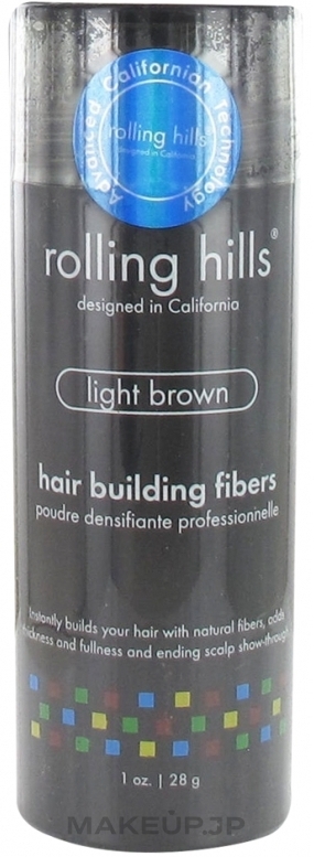 Hair Building Fibers - Rolling Hills Hair Building Fibers — photo Light Brown