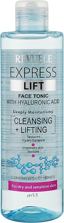 Face Tonic - Revuele Express Lift Hyaluronic Face Tonic — photo N1