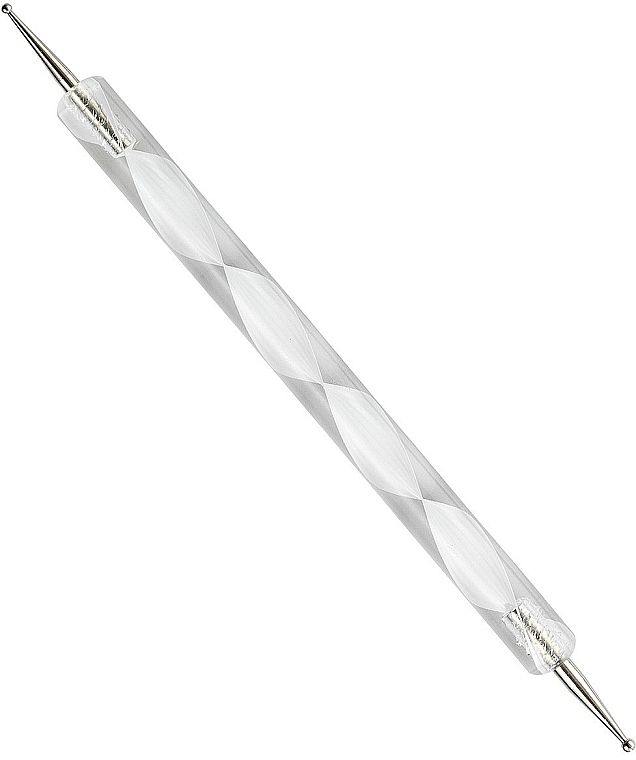 Nail Art Dotter, white plastic handle - Peggy Sage Marbling Tool — photo N1