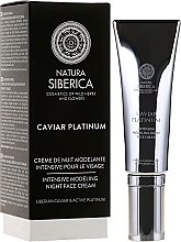 Fragrances, Perfumes, Cosmetics Intensive Modeling Night Cream "Anti Deep Wrinkles" - Natura Siberica Caviar Platinum