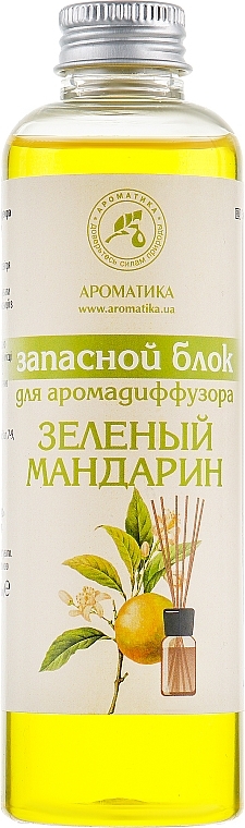 Reed Diffuser Refill "Green Tangerine" - Aromatika — photo N1