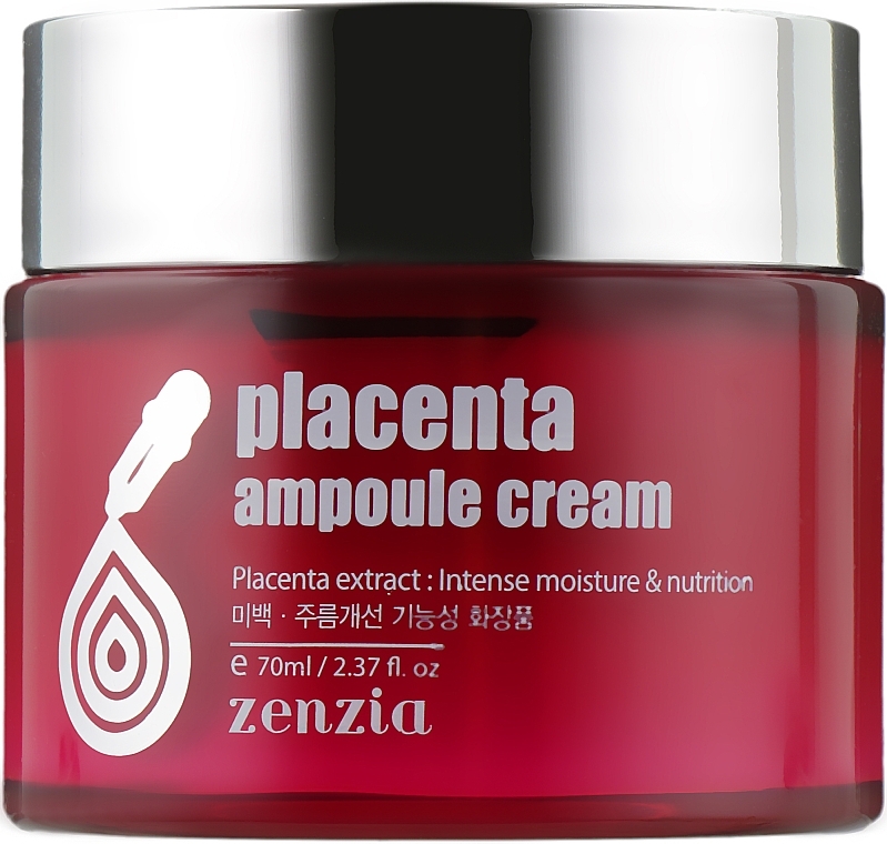 Placenta Face Cream - Zenzia Placenta Ampoule Cream — photo N6