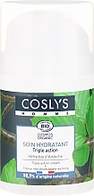 Triple Action Cream with Organic Beech Bud Extract - Coslys Men Care Triple Action Cream With Organic Beech Bud Extract  — photo N2