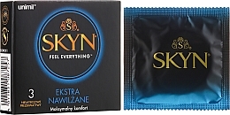 Fragrances, Perfumes, Cosmetics Condoms, 3 pcs - Unimil Skyn Extra Lubricated Latex Condoms
