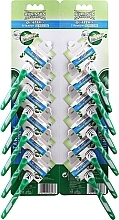 Fragrances, Perfumes, Cosmetics Disposable Shaving Razor Set, 12 pcs - Wilkinson Sword Quattro Titanium Sensitive