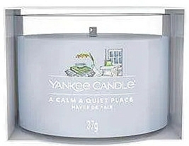 Scented Candle in Glass 'Calm and Quiet Place' - Yankee Candle A Calm & Quiet Place (mini size) — photo N1