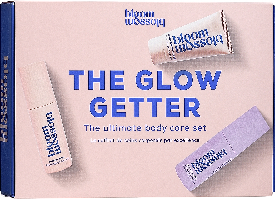 Set - Bloom & Blossom The Glow Getter The Ultimate Body Care Set (foot/spray/40ml + b/balm/25ml + b/oil/40ml) — photo N1