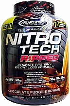 Fragrances, Perfumes, Cosmetics Whey Protein 'Chocolate Brownie with Fudge' - Muscletech Nitro Tech Ripped Chocolate Fudge Brownie