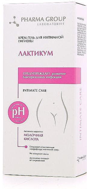 Intimate Wash Cream Gel "Lactikum" - Pharma Group Intimate Care — photo N1