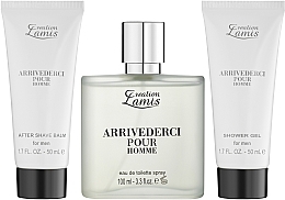 Creation Lamis Arrivederci Pour Homme - Set (edt/100ml + sh/gel/50ml + ash/balm/50ml)  — photo N2