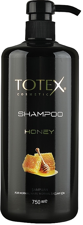 Normal Hair Honey Shampoo - Totex Cosmetic Honey For Normal Hair Shampoo — photo N1