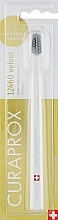 Fragrances, Perfumes, Cosmetics Toothbrush 'Velvet CS 12460', white and grey - Curaprox