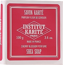 Set - Institut Karite Fleur de Cerisier (sh/gel/50ml + b/milk/50ml + h/cr/75ml + soap/100g + bag) — photo N6